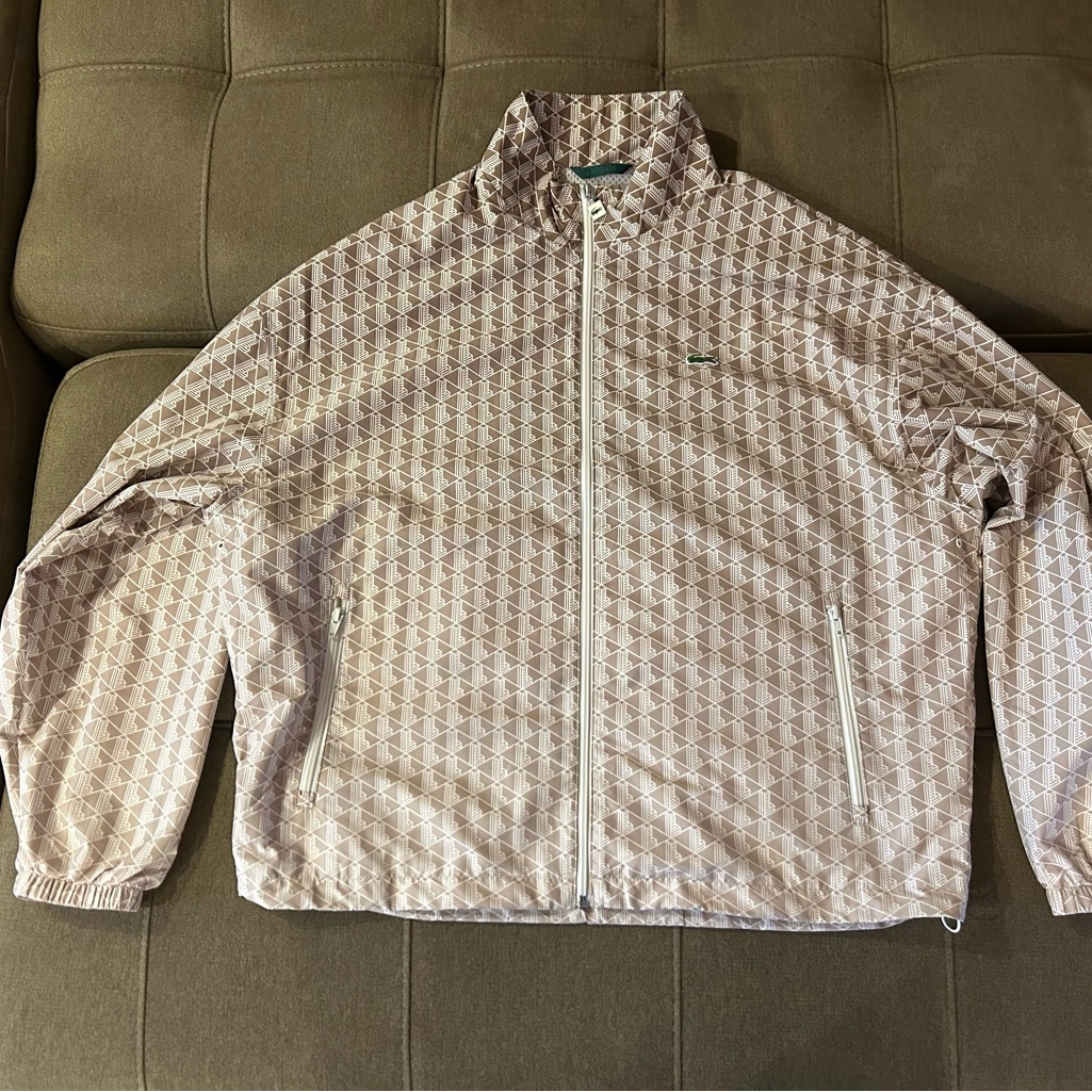 Lacoste Mens Printed Back Croc Jacket Men’s M Fr 52 Style # Bh1638